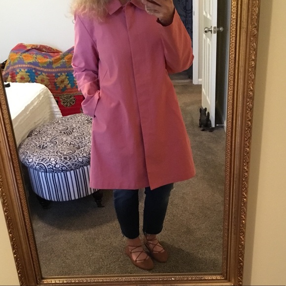 G.H. Bass & Co. Jackets & Blazers - Bass Pink Trench Coat G.H. Bass & Company